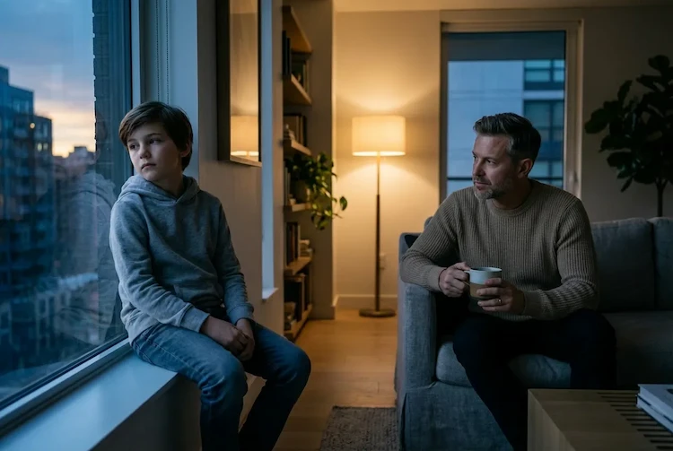 Dziecko zamyka się w sobie po rozwodzie