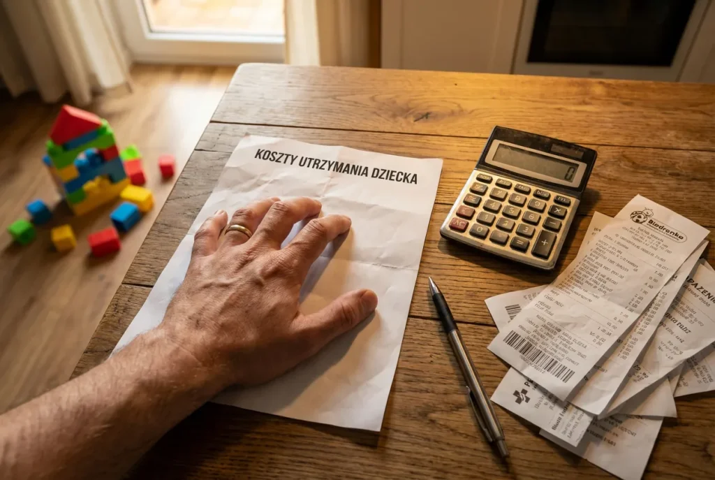 Miesięczny koszt utrzymania dziecka
