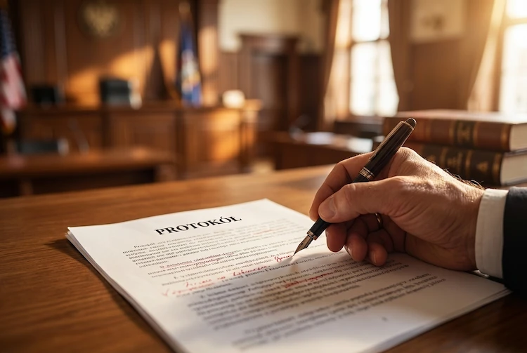 Sprostowanie protokołu rozprawy