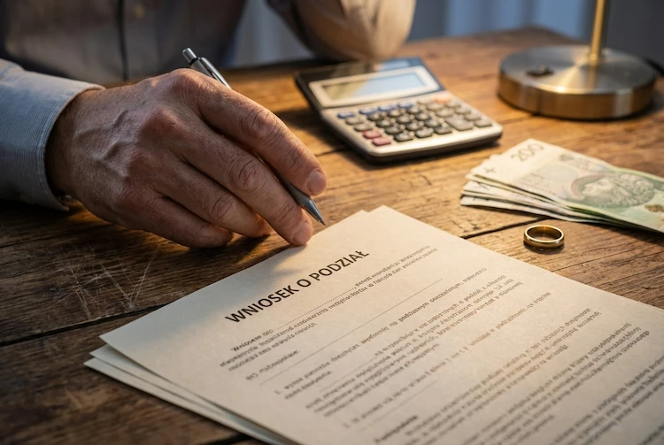 Wniosek o podział majątku